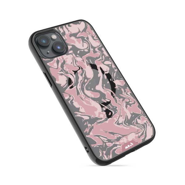 Marbled Dusky Pink MagSafe® Compatible Phone Case - Image 6