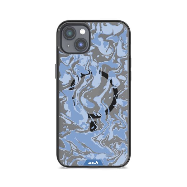 Marbled Sky Blue MagSafe® Compatible Phone Case - Image 10