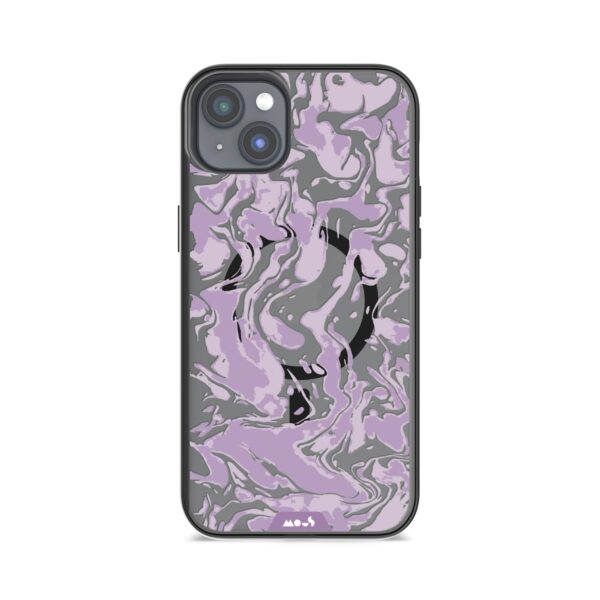 Marbled Lilac Purple MagSafe® Compatible Phone Case - Image 11