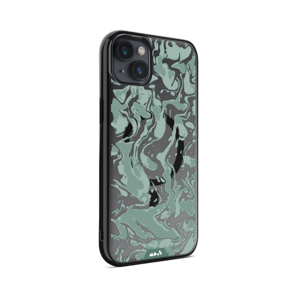 Marbled Sage Green MagSafe® Compatible Phone Case - Image 5