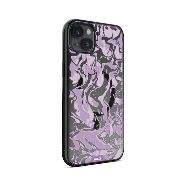 Marbled Lilac Purple MagSafe® Compatible Phone Case - Image 9