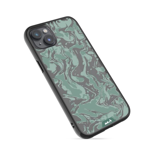 Marbled Sage Green Printed Phone Case - Image 11