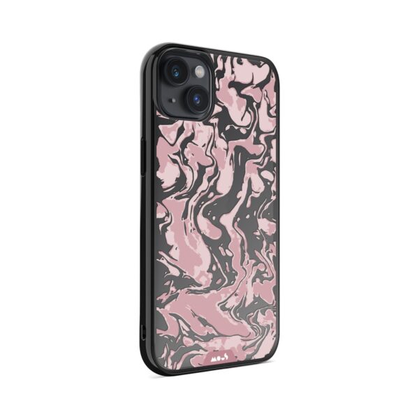 Marbled Dusky Pink Printed Phone Case - Image 2