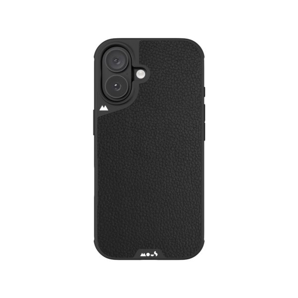 MagSafe® Compatible Black Leather Phone Case with Camera Control Button - Image 13