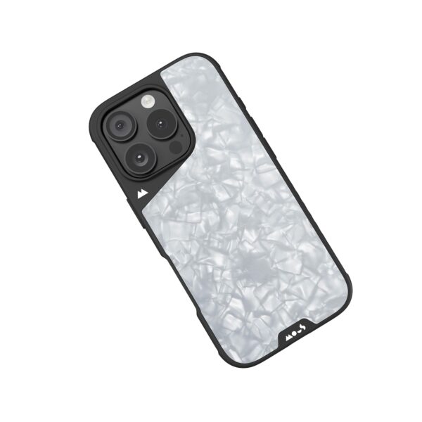 MagSafe® Compatible Silver Pearl Phone Case - Image 4