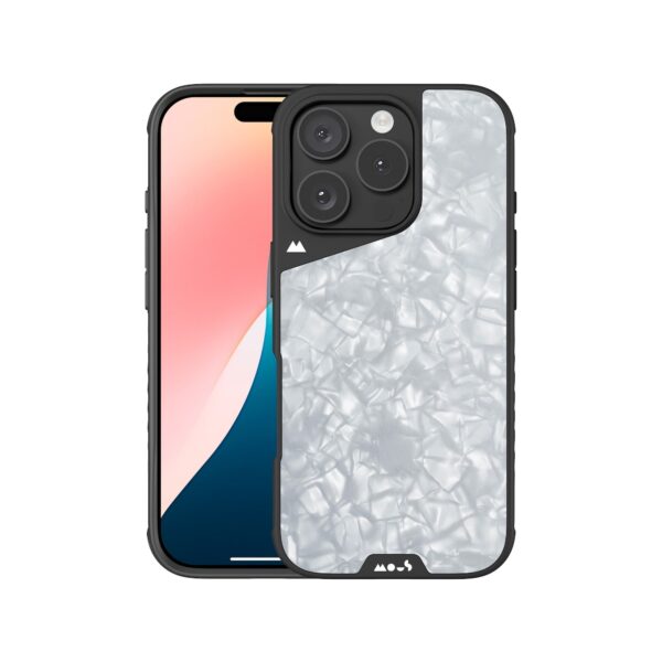 MagSafe® Compatible Silver Pearl Phone Case - Image 3