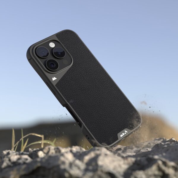MagSafe® Compatible Black Leather Phone Case - Limitless 6.0 - Image 2